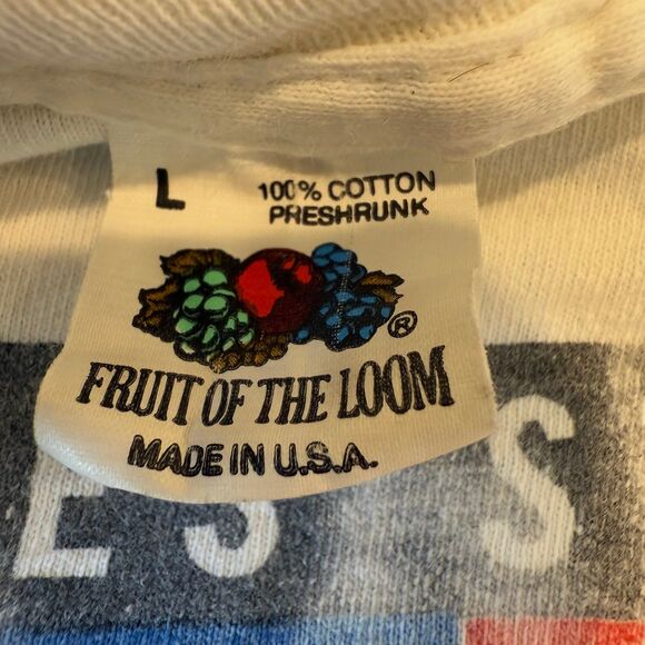 Vintage 1989 Single Stitch Rolling Stones Steel Wheels Tour Concert Rare Sz L - Picture 6 of 9